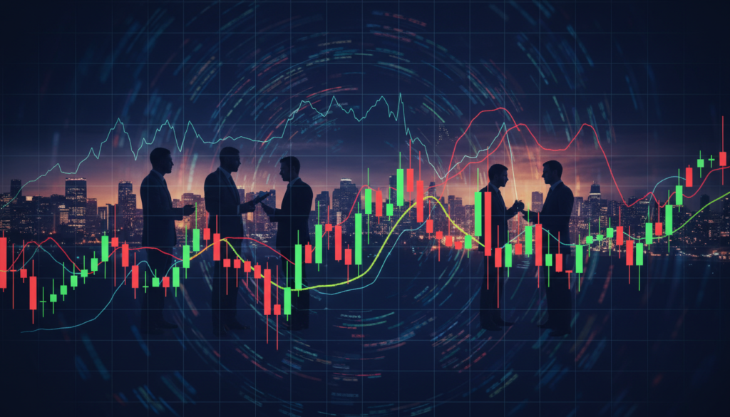 Investors in discussions over stock volatility